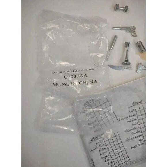 Clue Discover the Secrets 2008 Replacement Parts Question Mark Pawn Weapons Card - Picture 6 of 16